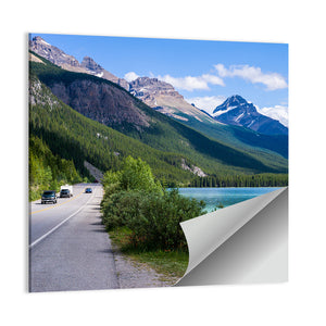 Waterfowl Lake In Banff  Wall Art