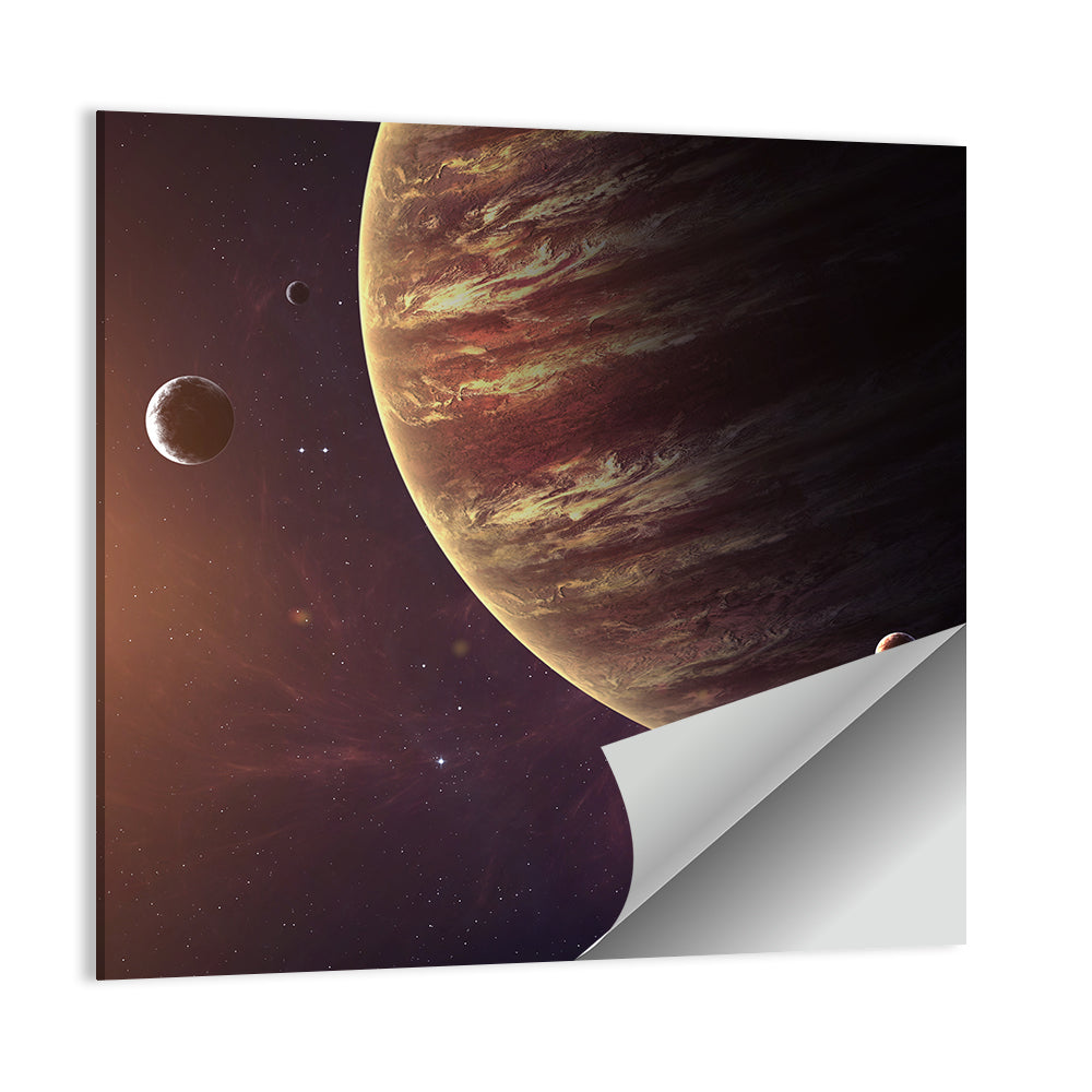 Jupiter from Space Wall Art