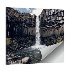 Svartifoss Black Waterfall Wall Art