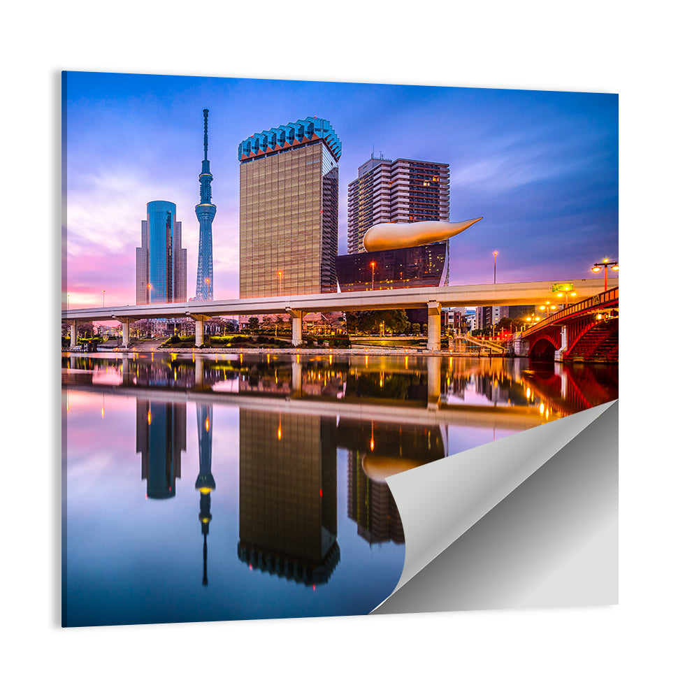 Tokyo Skyline at Dawn Wall Art