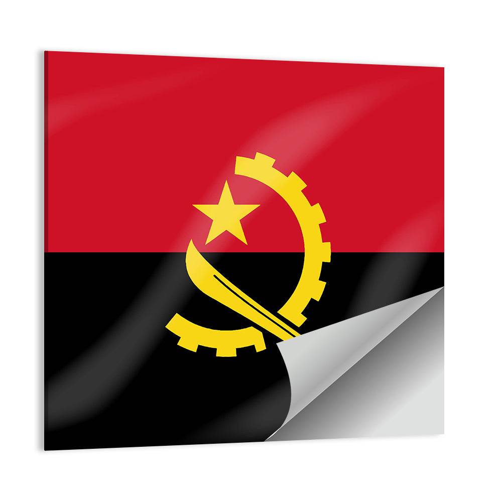 Flag of Angola Wall Art
