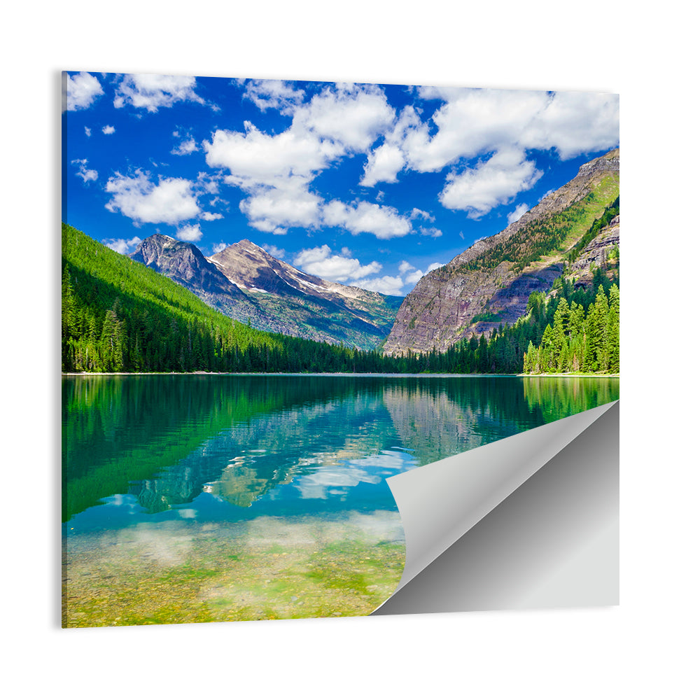 Avalanche Lake Reflection, Glacier National Park Wall Art