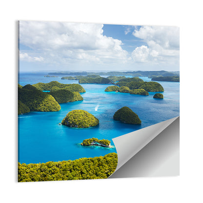 Rock Islands Aerial View Wall Art