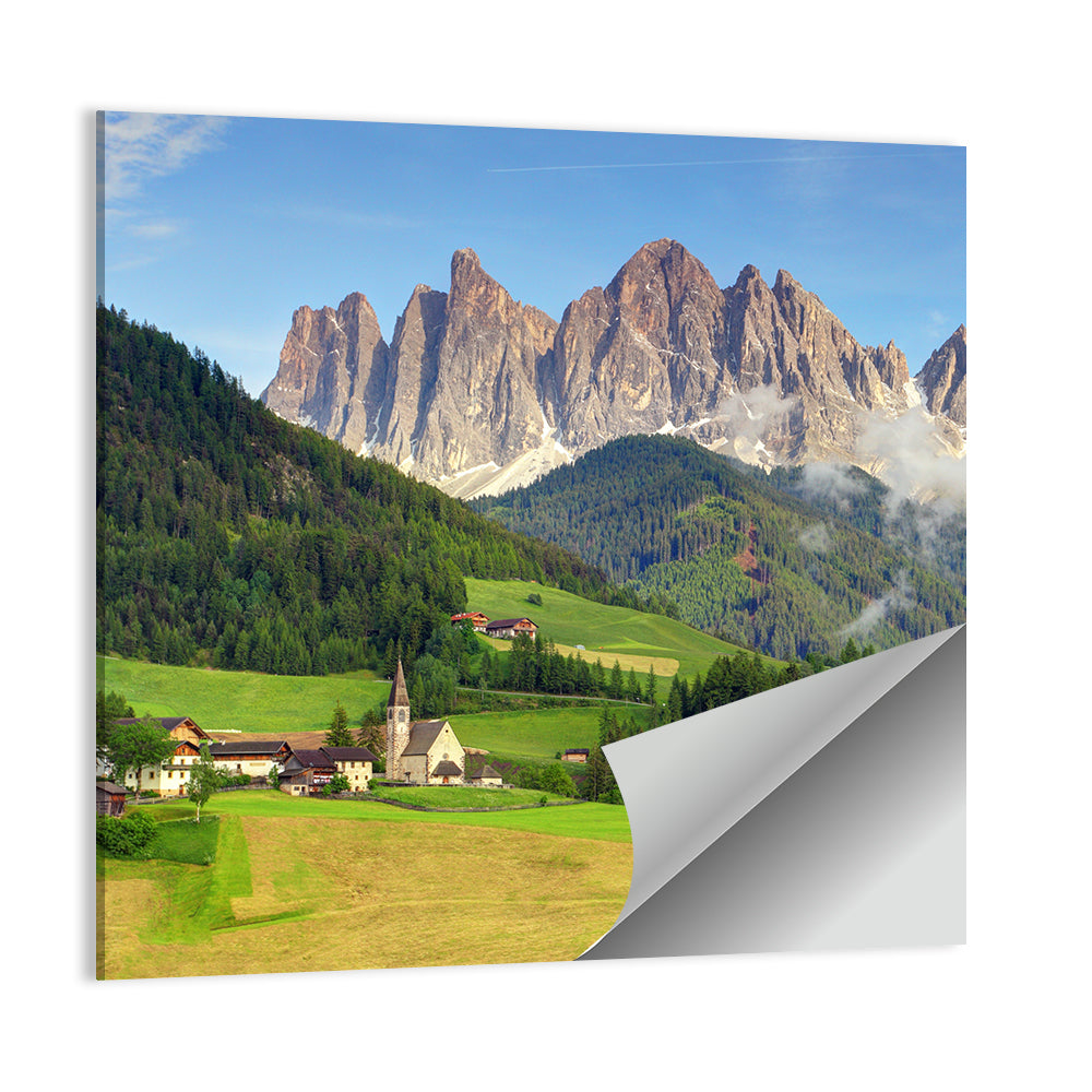 St. Magdalena Church Val Di Funes Wall Art
