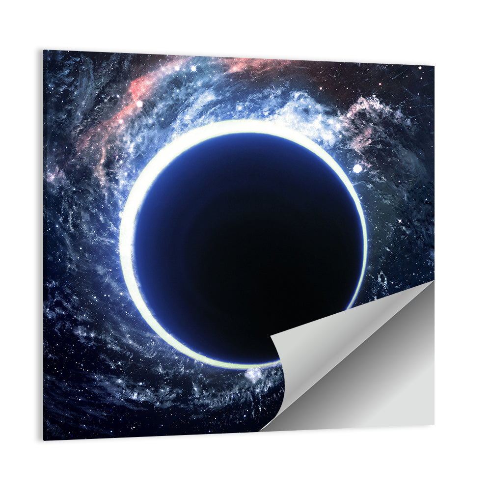 Black Hole Nebula in Deep Space Wall Art