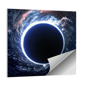 Black Hole Nebula In Deep Space Wall Art