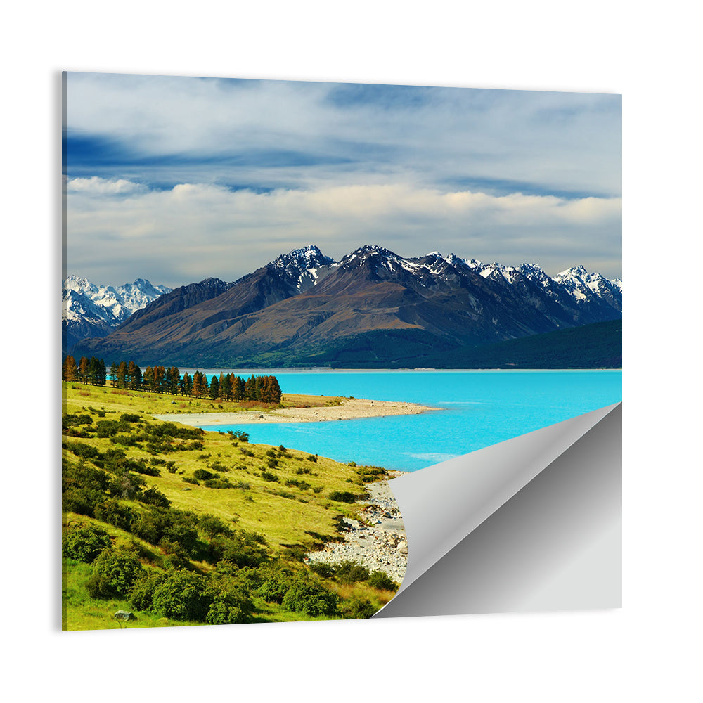 Mount Cook Over Lake Pukaki Wall Art