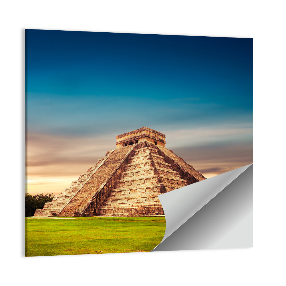 Temple of Kukulkan, Chichen Itza Wall Art