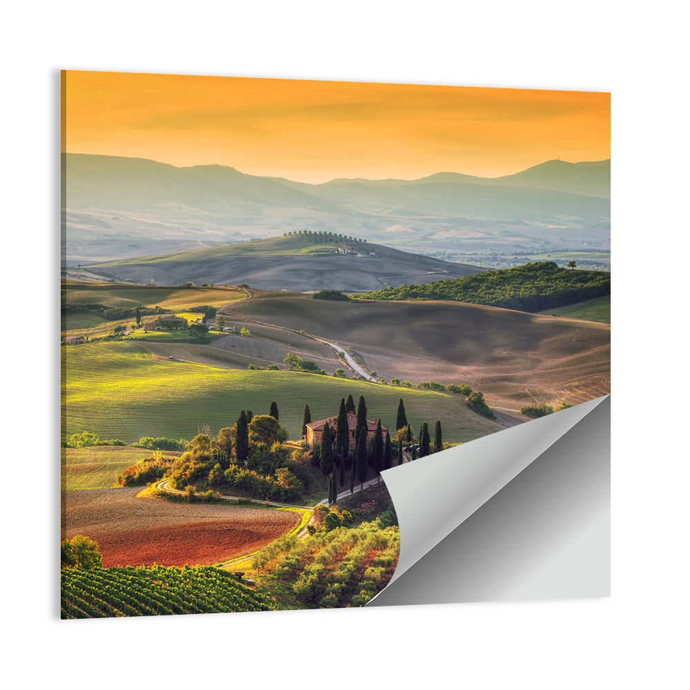 Val D'orcia Sunset Hills Wall Art