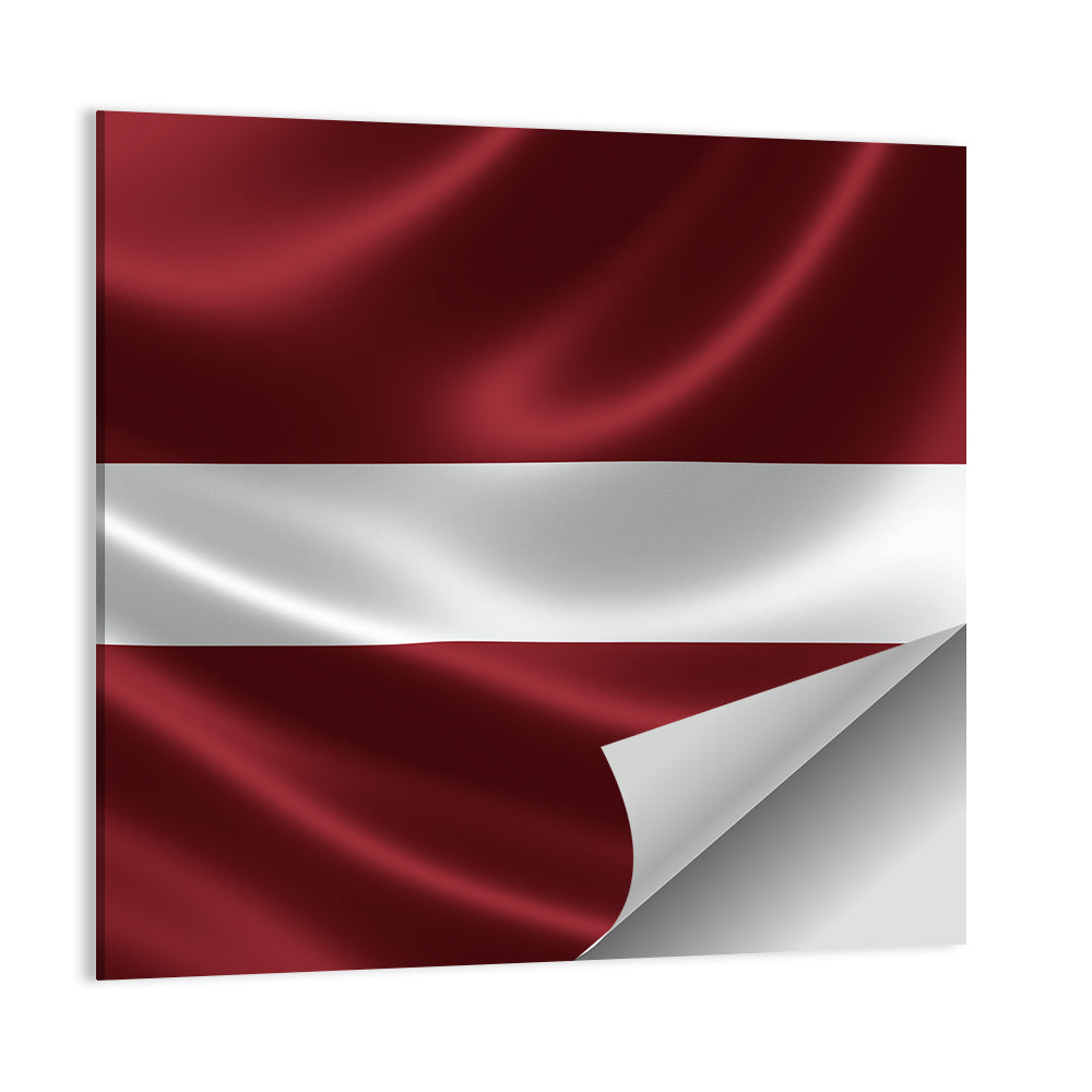 Flag of Latvia Wall Art