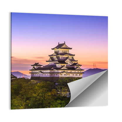 Himeji Castle at Dusk Wall Art