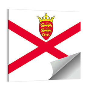 Flag Of Jersey Wall Art