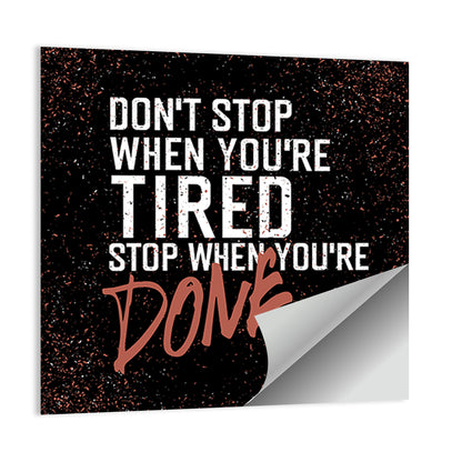 Distressed Motivational Quote Wall Art