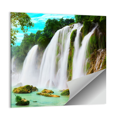 Sunlit Ban Gioc Waterfall Wall Art