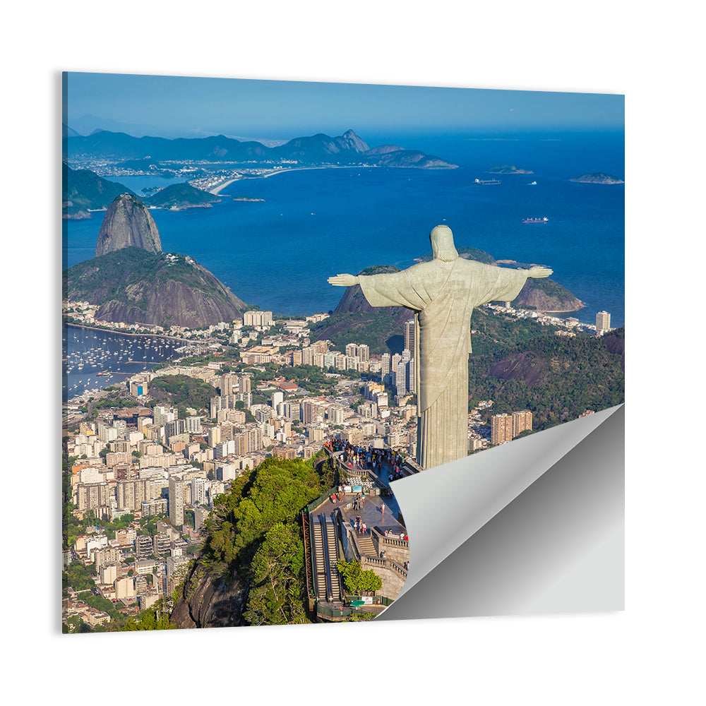 Botafogo Bay with Sugarloaf Mountain Wall Art