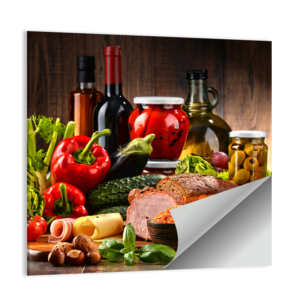 Rustic Organic Market Still Life Wall Art
