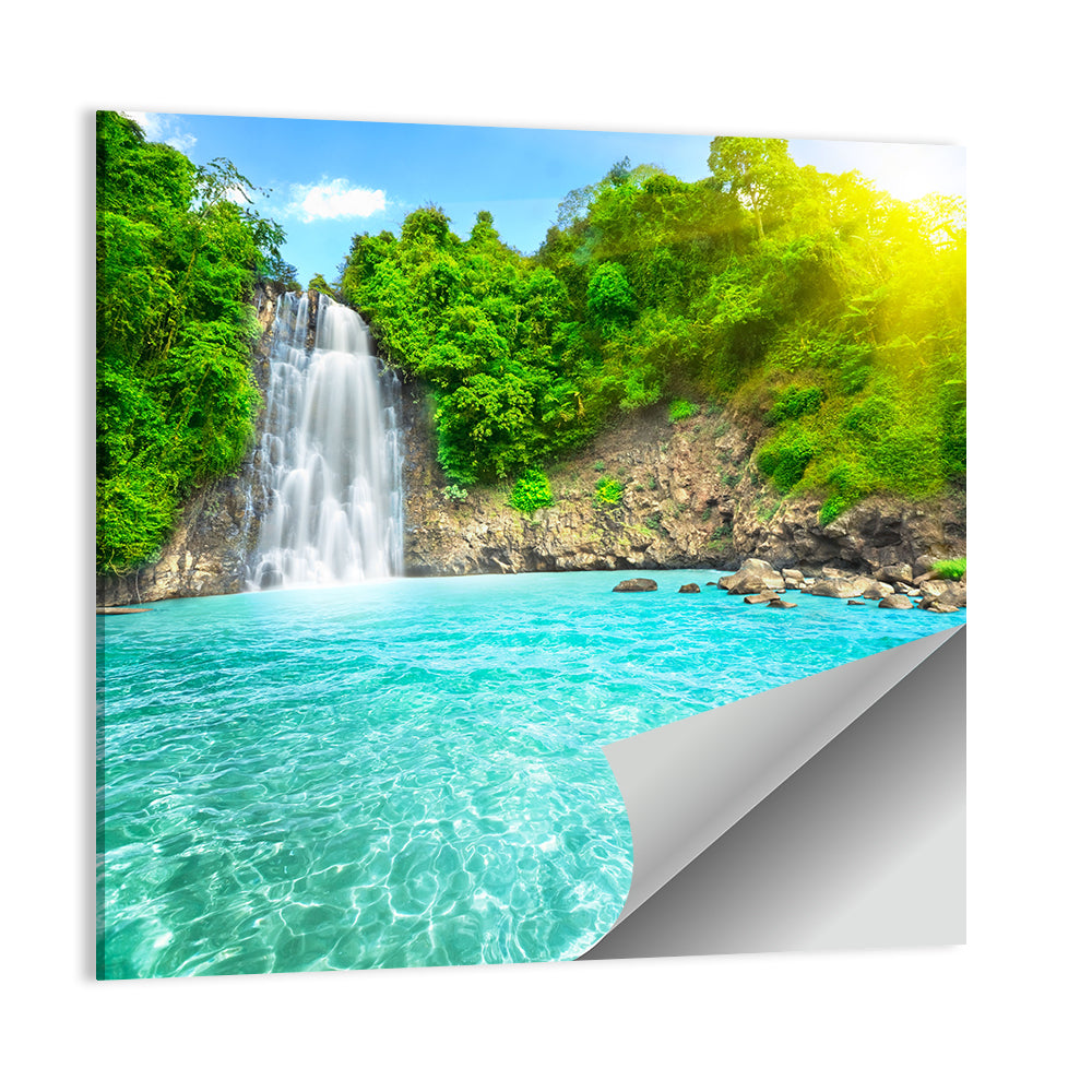 Dambri Waterfall Turquoise Pool Wall Art