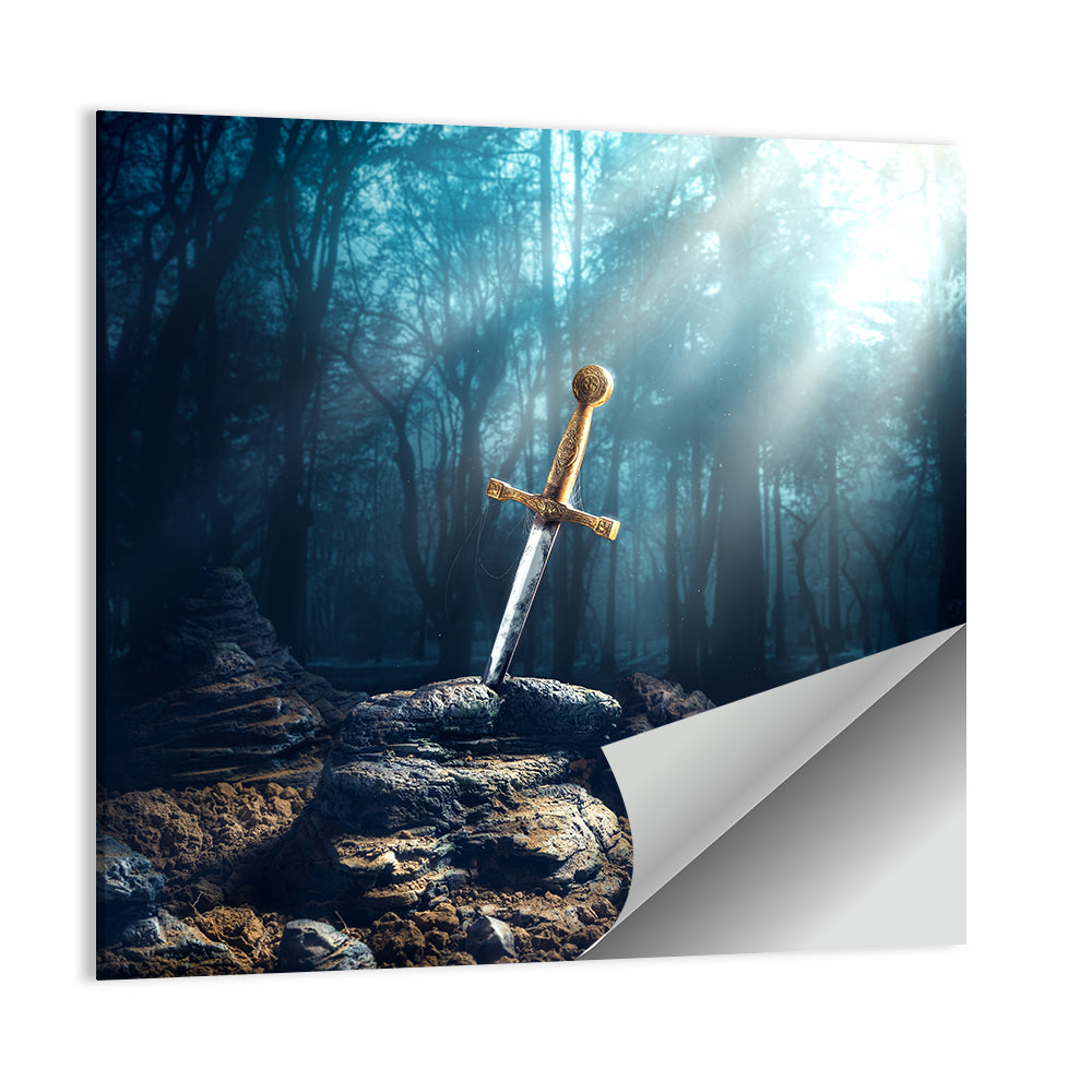 Sword In The Stone Wall Art