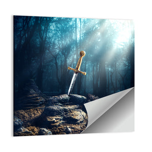 Sword In The Stone Wall Art