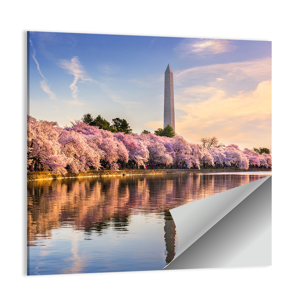 Washington Monument at Tidal Basin Wall Art