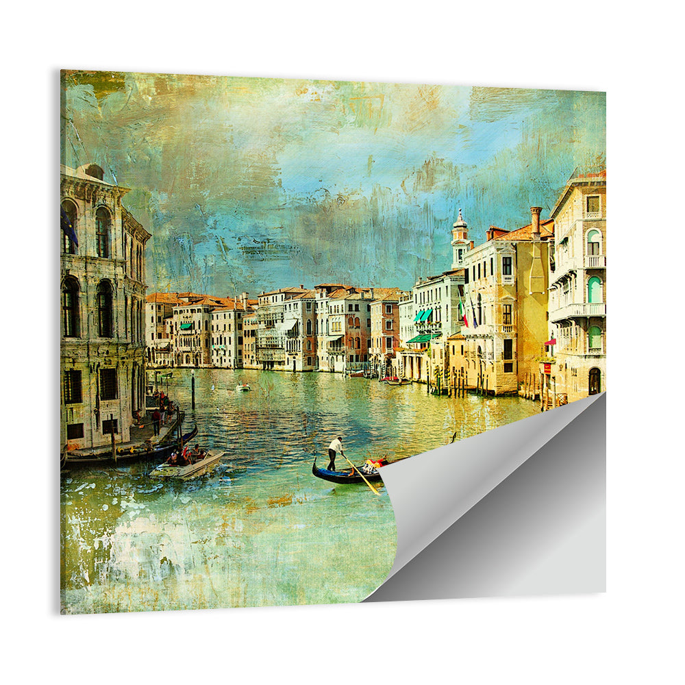 Venice Gondola on the Grand Canal Wall Art