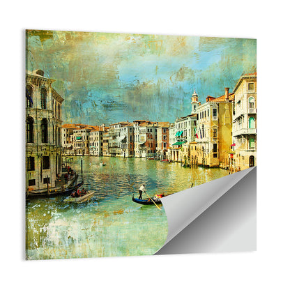 Venice Gondola on the Grand Canal Wall Art