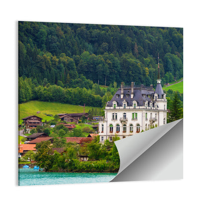 Mansion on Lake Brienz Wall Art