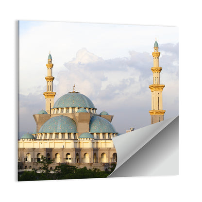Federal Territory Mosque with Blue Domes Wall Art