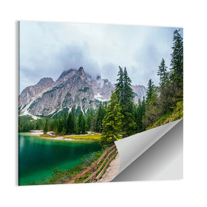 Lake Between Mountains In Austria Wall Art