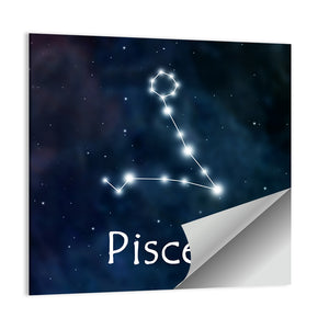 Pisces Horoscope Constellation Wall Art