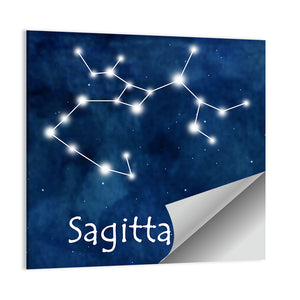 Sagittarius Horoscope Constellation Wall Art