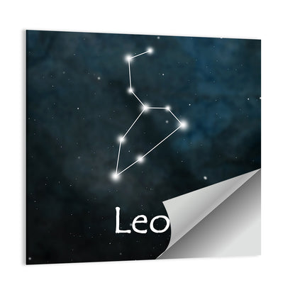 Leo Zodiac Constellation Wall Art
