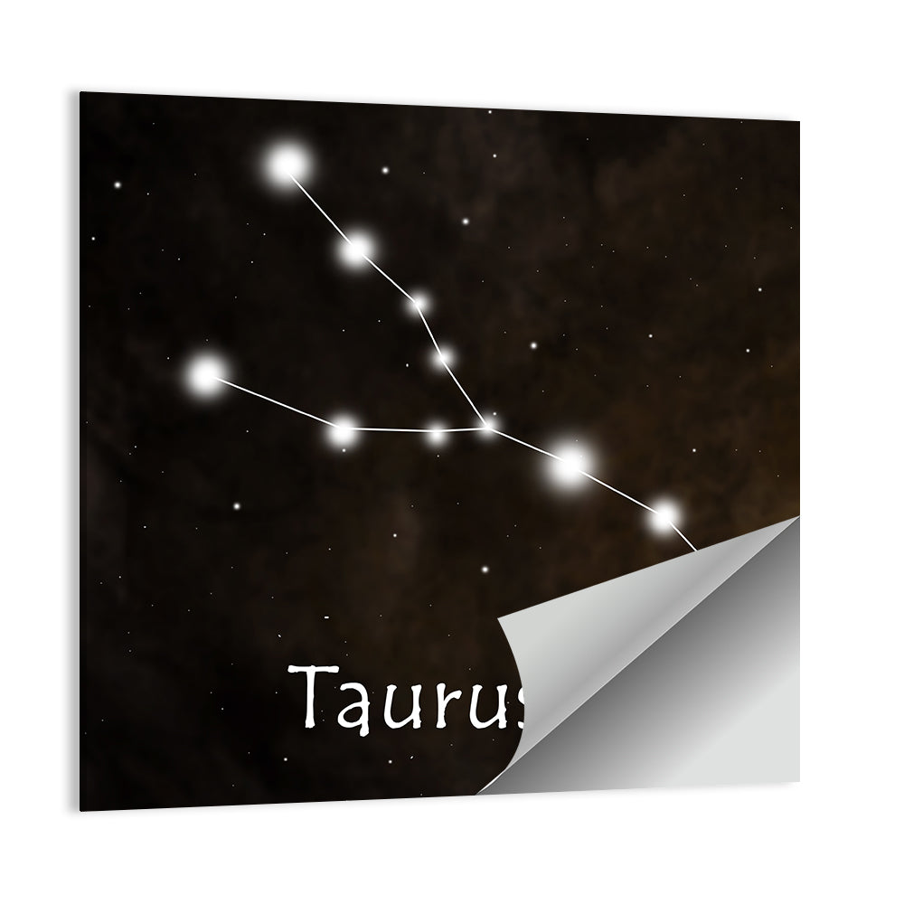 Taurus Constellation Chart Wall Art