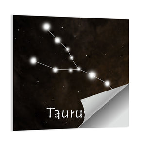 Taurus Horoscope Constellation Wall Art