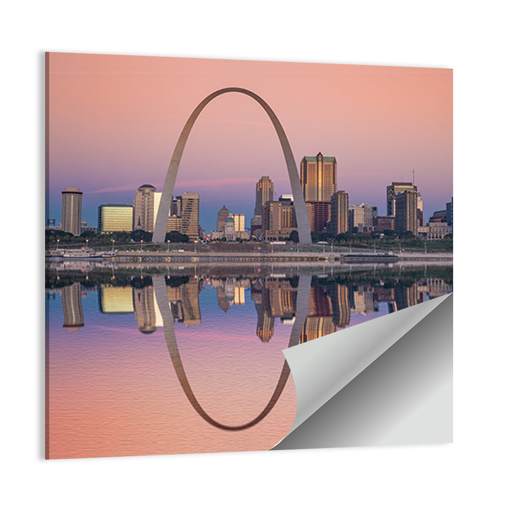 St Louis Gateway Arch Skyline Wall Art