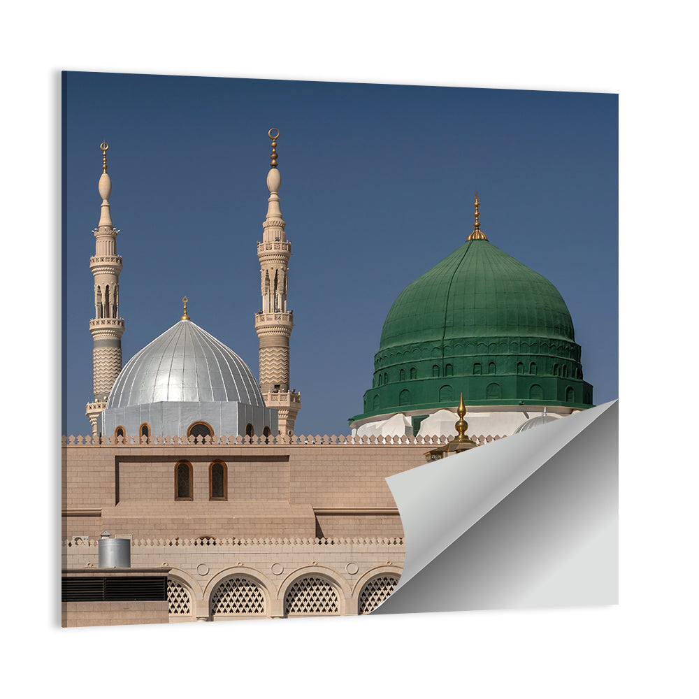 Green Dome of Al-masjid An-nabawi Wall Art