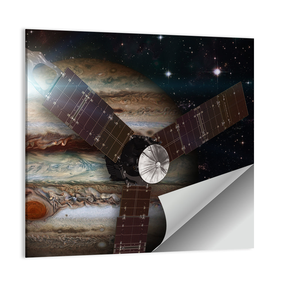 Juno Spacecraft Over Jupiter Wall Art