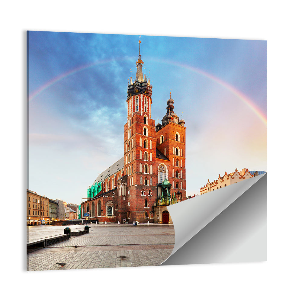 St. Mary's Basilica at Dusk, Krakow Wall Art