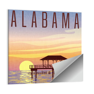 Alabama Travel Poster Wall Art