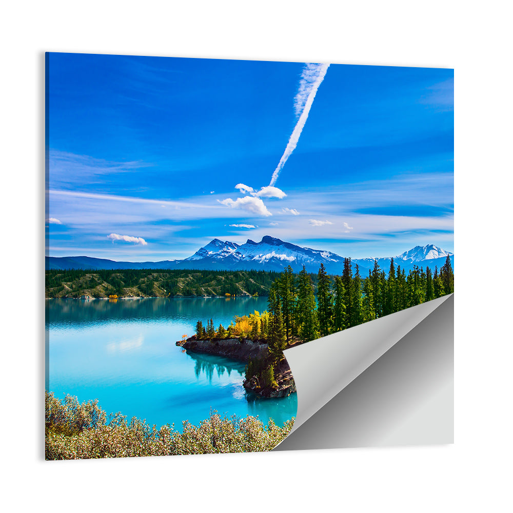 Abraham Lake Shoreline Wall Art