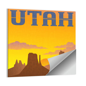 Utah Travel Poster Wall Art