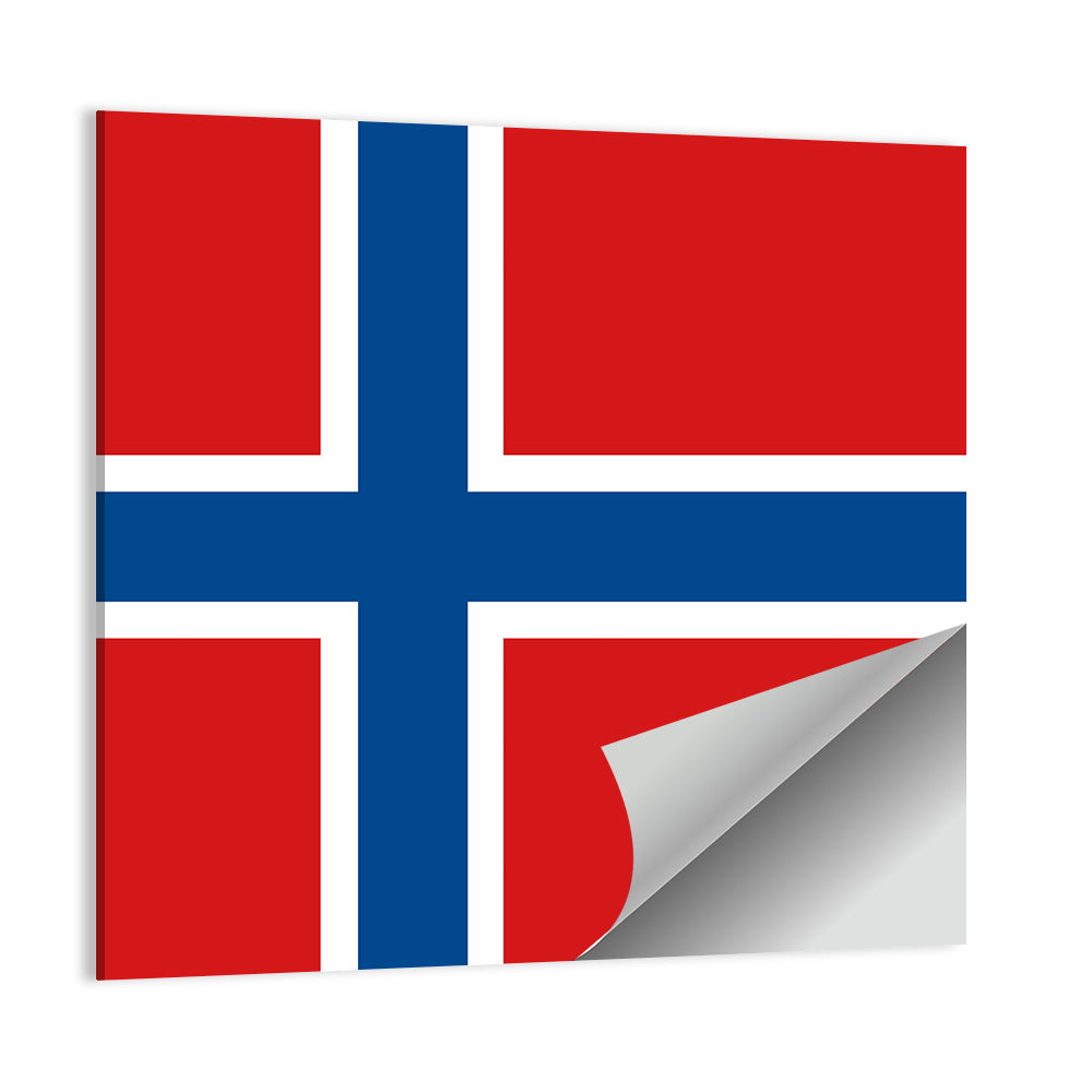 Norwegian Flag Graphic Wall Art