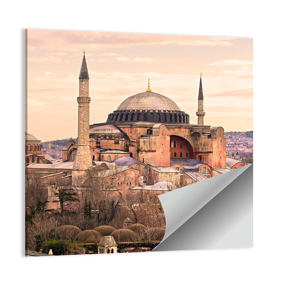 Hagia Sophia Dome and Minarets Wall Art