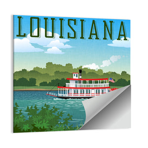 Louisiana Travel Poster Wall Art