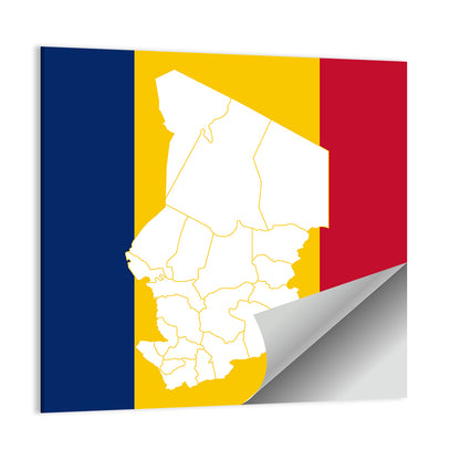 Flag Of Chad Wall Art