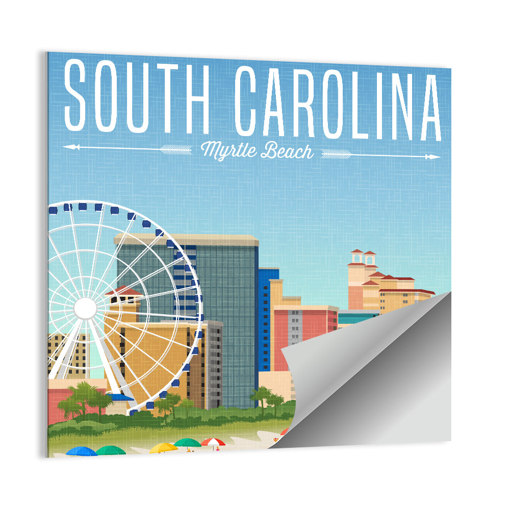 Myrtle Beach Travel Graphic Wall Art
