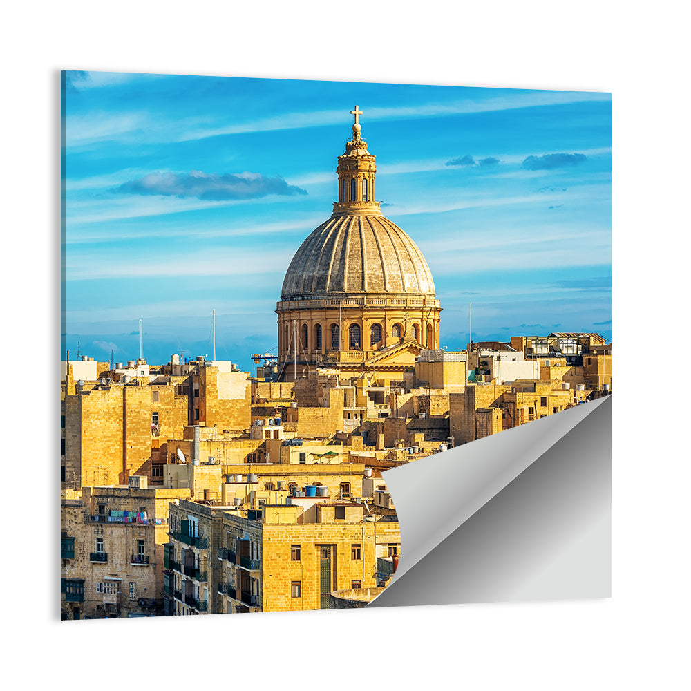 Valletta Skyline with Dome and Spire Wall Art