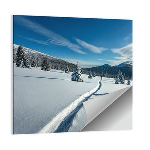 Snowy Carpathian Mountains Ukraine Wall Art