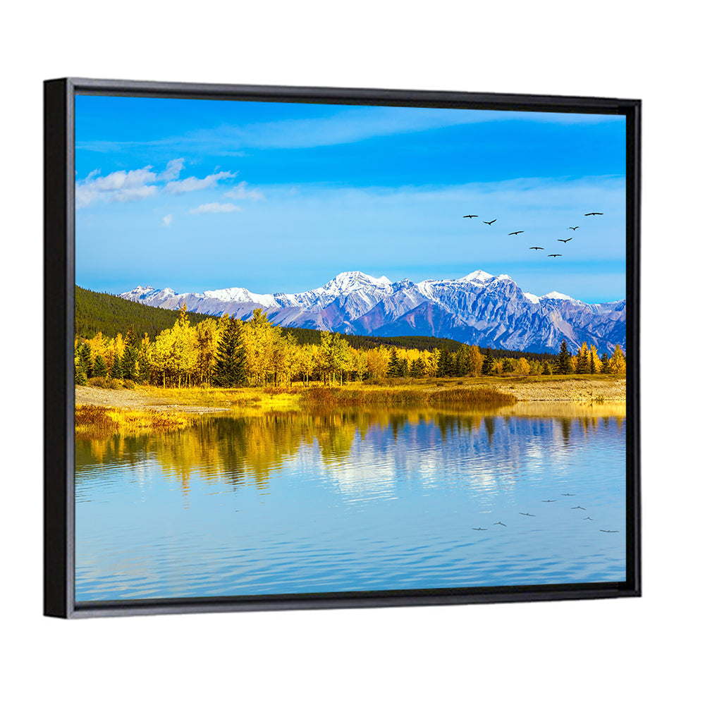 Abraham Lake Reflections Wall Art