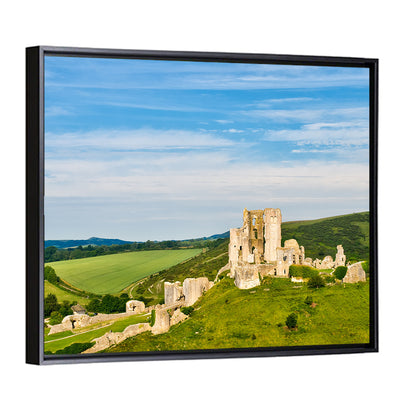 The Ruins Of Corfe Castle Wall Art